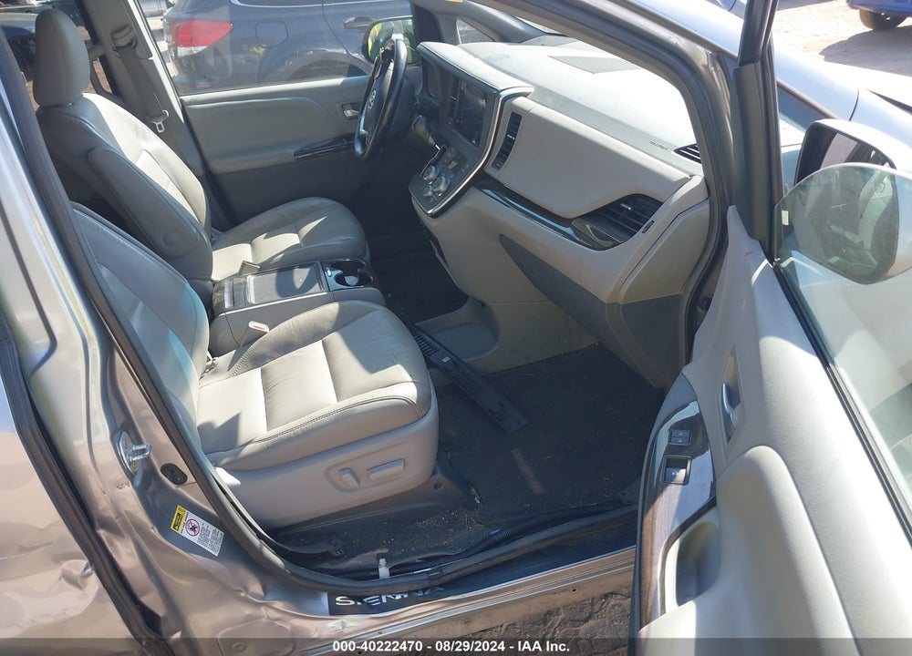 2016 TOYOTA SIENNA XLE PREMIUM 8 PASSENGER VIN: 5TDYK3DC0GS721381