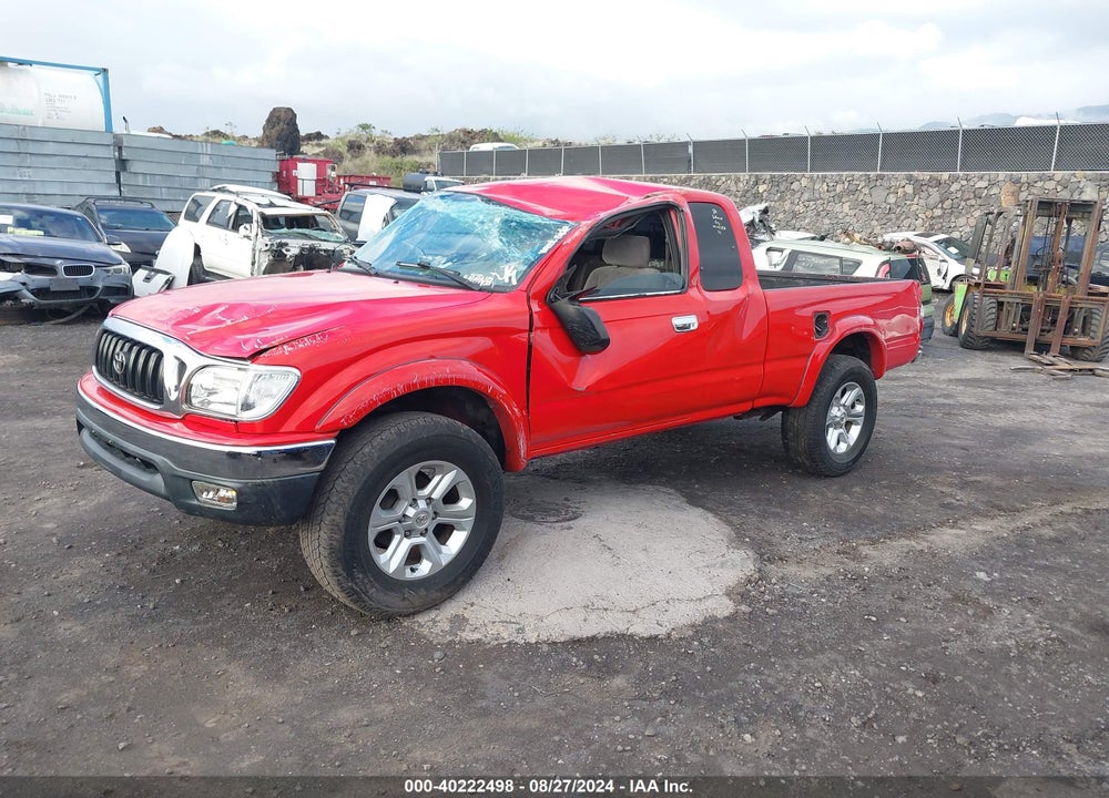 2001 TOYOTA TACOMA PRERUNNER VIN: 5TESM92N61Z777066