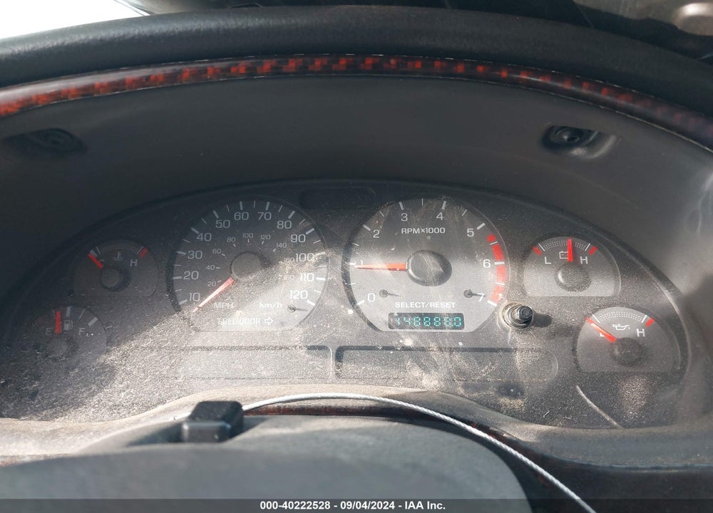 2000 FORD MUSTANG VIN: 1FAFP4049YF245748