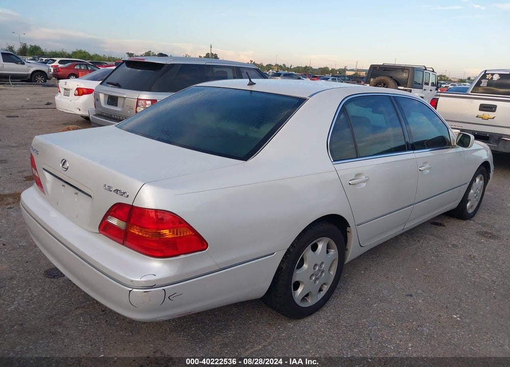 2003 LEXUS LS 430 VIN: JTHBN30F130121624