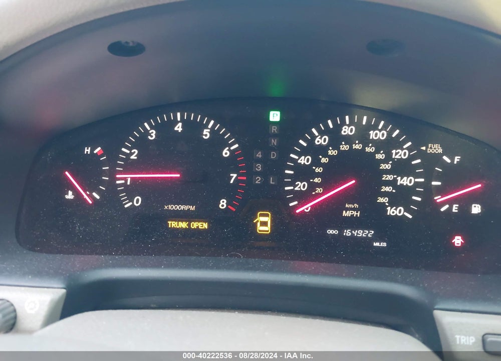 2003 LEXUS LS 430 VIN: JTHBN30F130121624