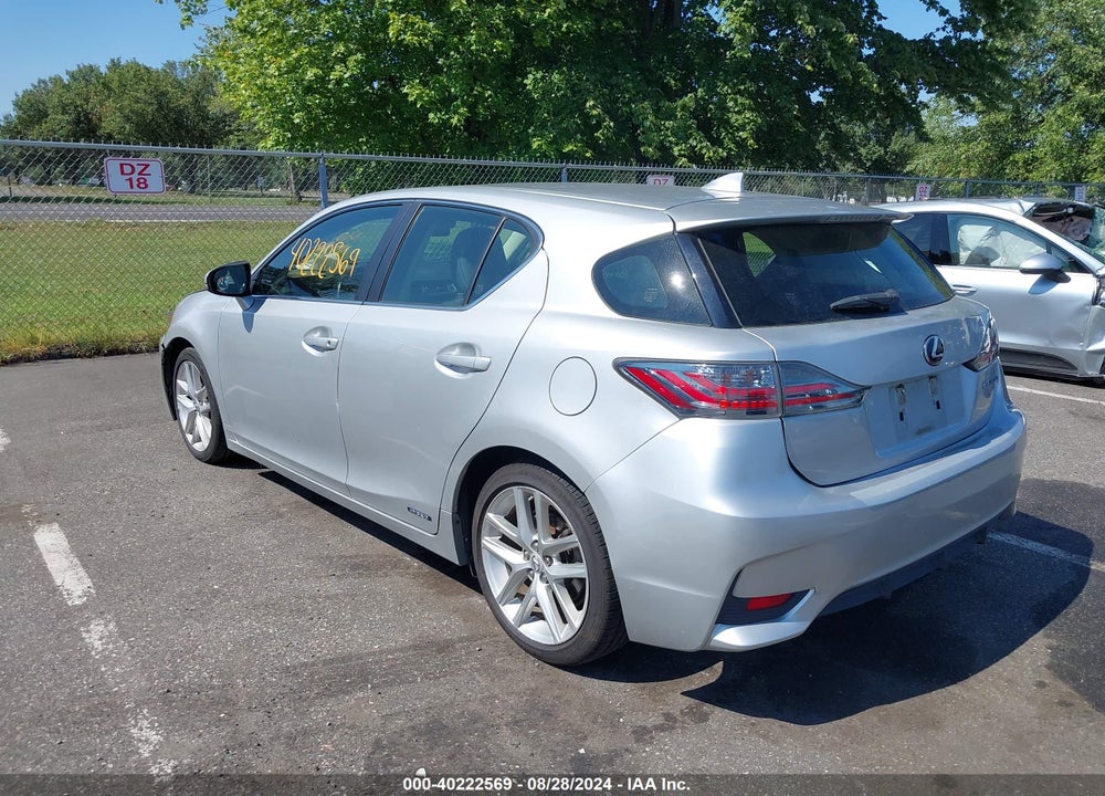 2014 LEXUS CT 200H VIN: JTHKD5BH7E2184070