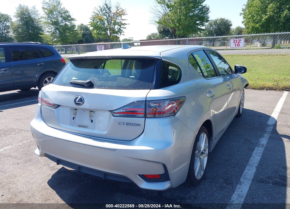 2014 LEXUS CT 200H VIN: JTHKD5BH7E2184070