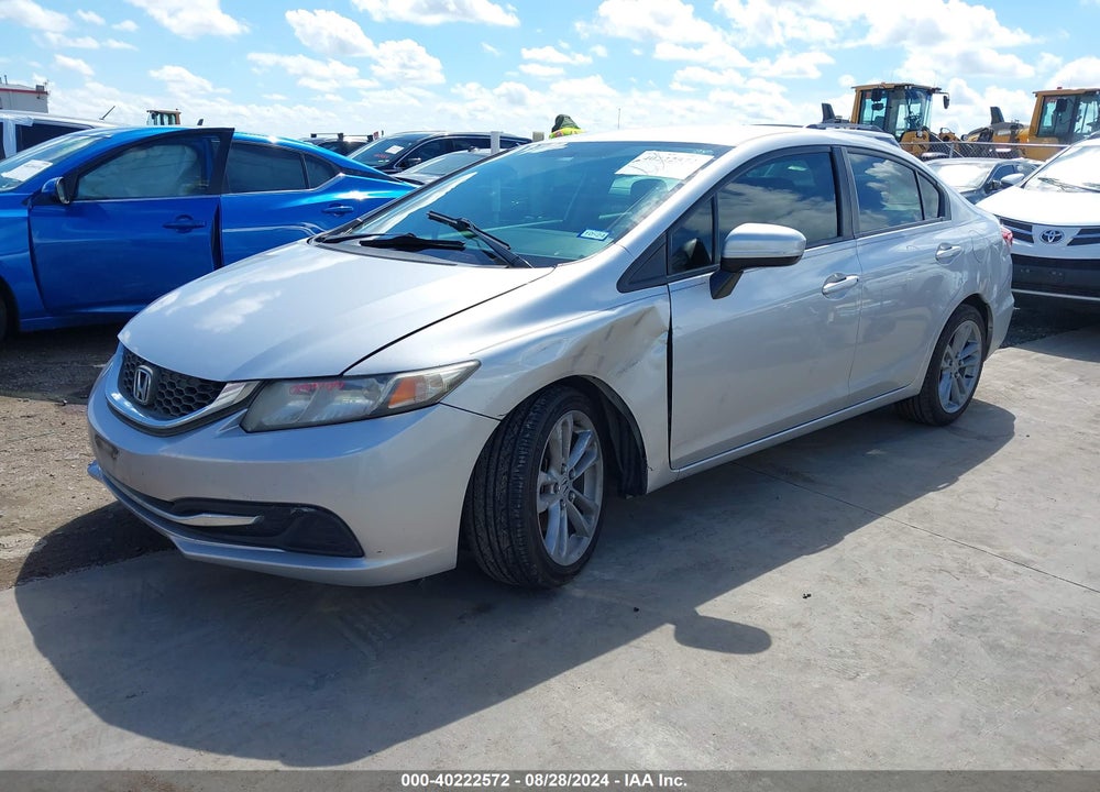 2014 HONDA CIVIC LX VIN: 19XFB2F5XEE039793