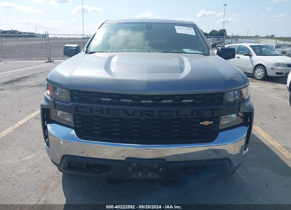 2020 CHEVROLET SILVERADO 1500 4WD DOUBLE CAB STANDARD BED WT VIN: 1GCRYAEF7LZ191385
