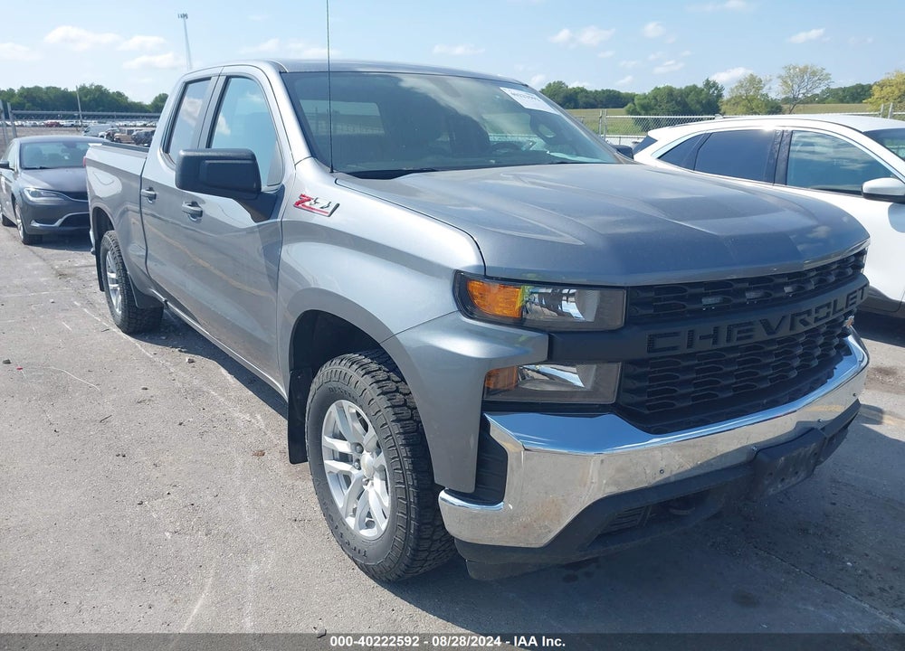 2020 CHEVROLET SILVERADO 1500 4WD DOUBLE CAB STANDARD BED WT VIN: 1GCRYAEF7LZ191385