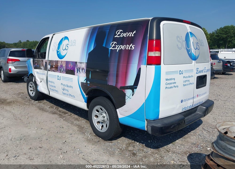 2009 CHEVROLET EXPRESS 1500 WORK VAN VIN: 1GCFG15X791111833