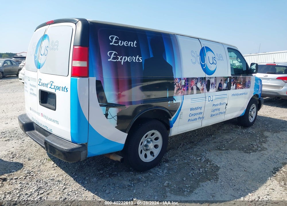 2009 CHEVROLET EXPRESS 1500 WORK VAN VIN: 1GCFG15X791111833