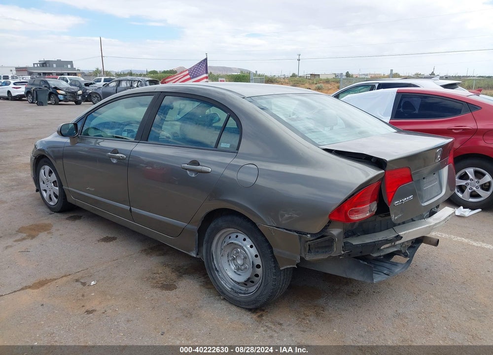 2008 HONDA CIVIC SDN LX VIN: 1HGFA16598L018251