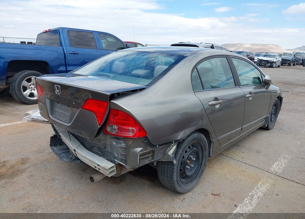 2008 HONDA CIVIC SDN LX VIN: 1HGFA16598L018251