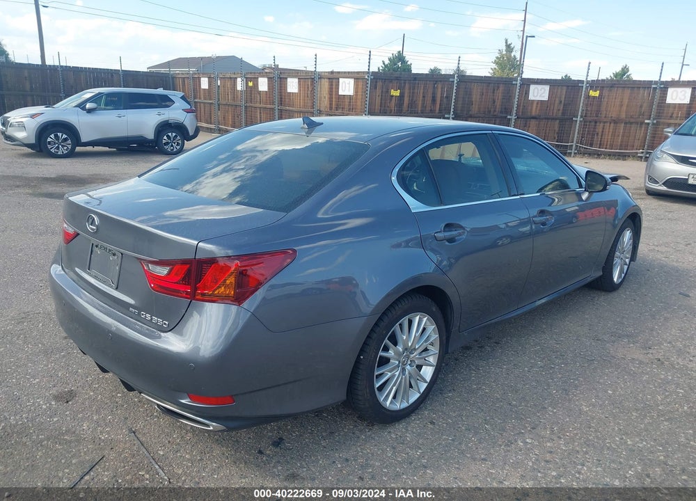 2013 LEXUS GS 350 VIN: JTHCE1BL3D5007530