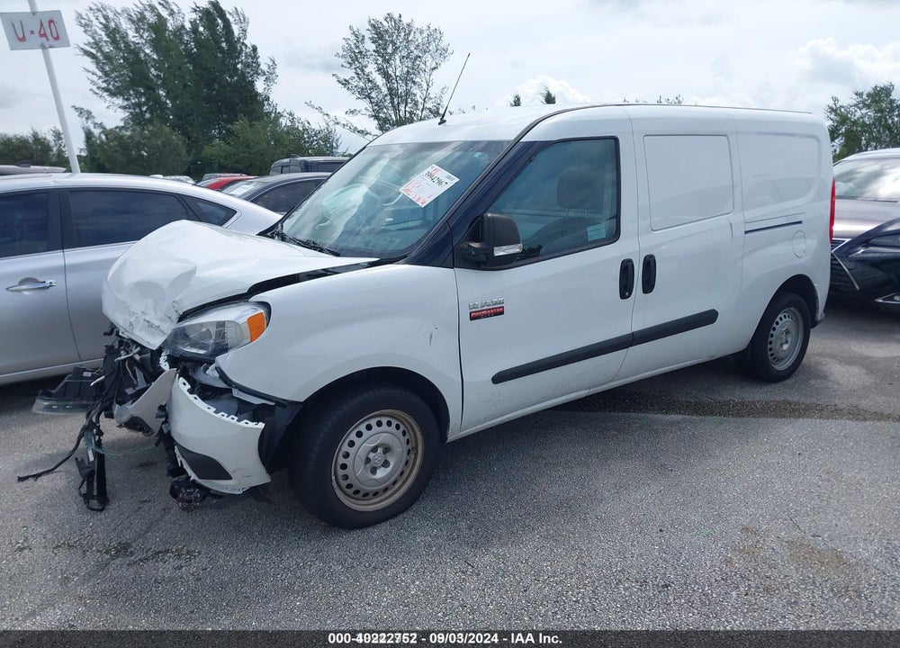 2022 RAM PROMASTER CITY CARGO VAN VIN: ZFBHRFAB3N6W54705