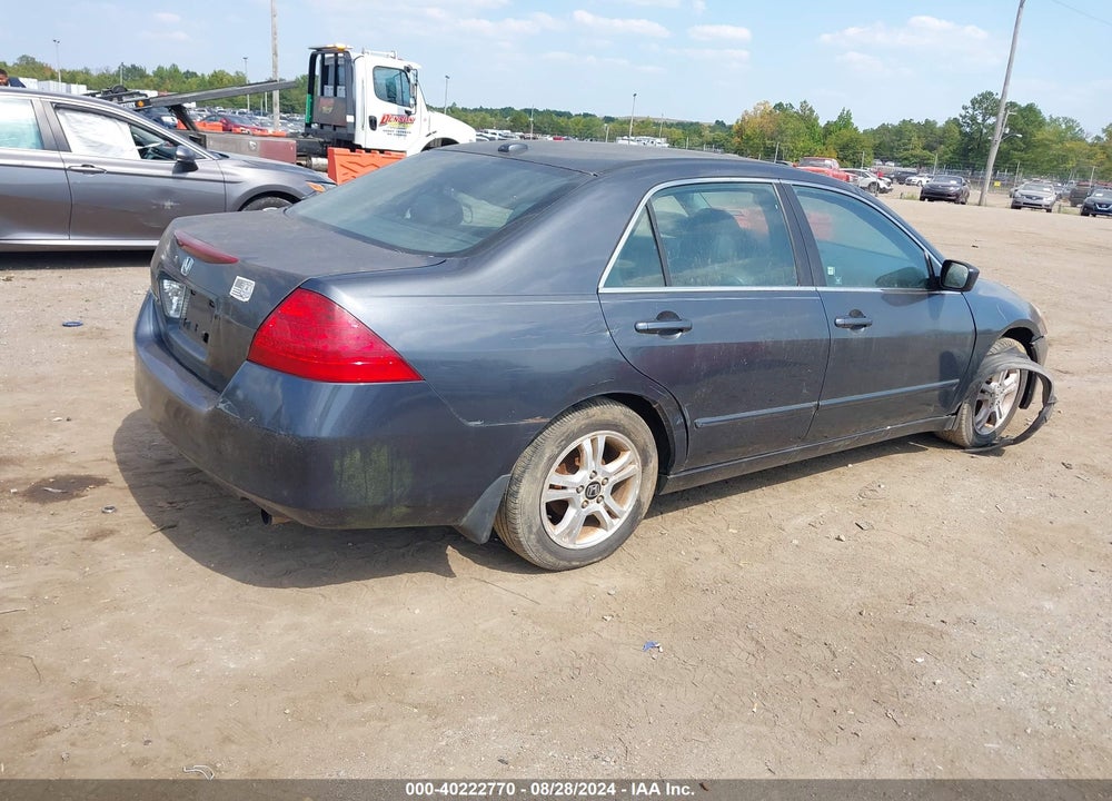 2007 HONDA ACCORD 2.4 EX VIN: 1HGCM56747A040770
