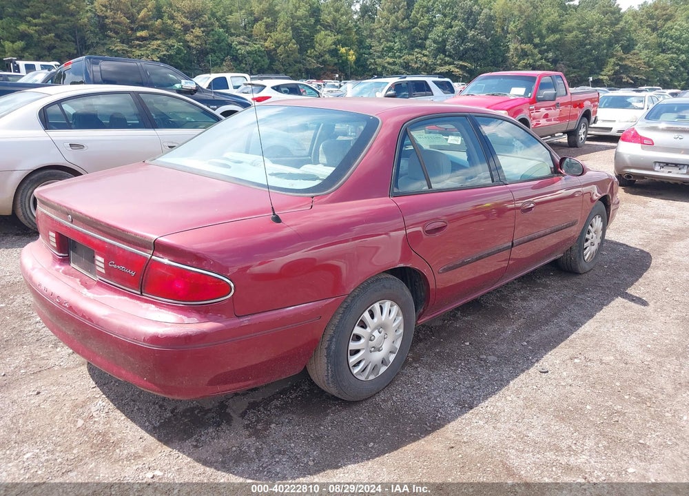 2003 BUICK CENTURY CUSTOM VIN: 2G4WS52J031255307