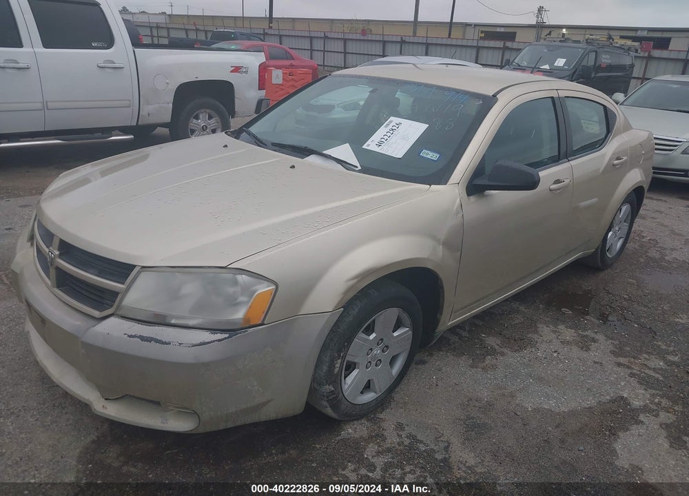 2010 DODGE AVENGER SXT VIN: 1B3CC4FB1AN198288