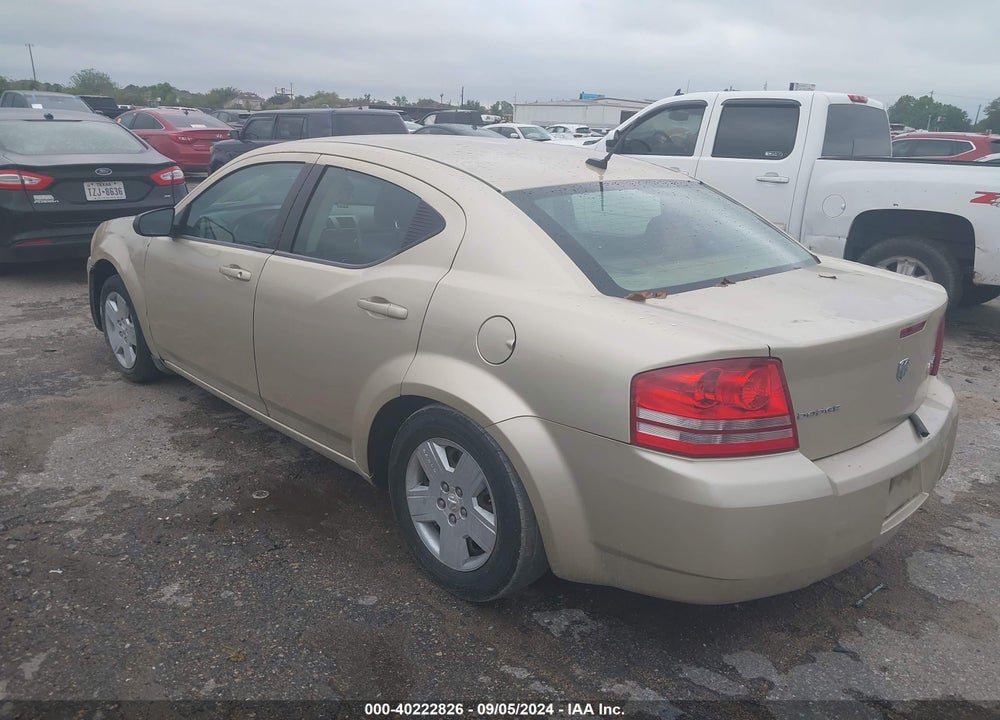 2010 DODGE AVENGER SXT VIN: 1B3CC4FB1AN198288