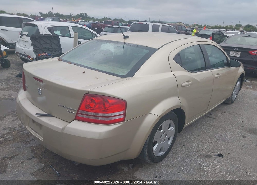 2010 DODGE AVENGER SXT VIN: 1B3CC4FB1AN198288