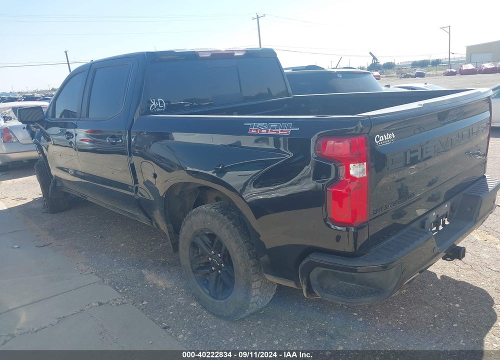 2022 CHEVROLET SILVERADO 1500 4WD SHORT BED LT TRAIL BOSS VIN: 3GCUDFED9NG582137