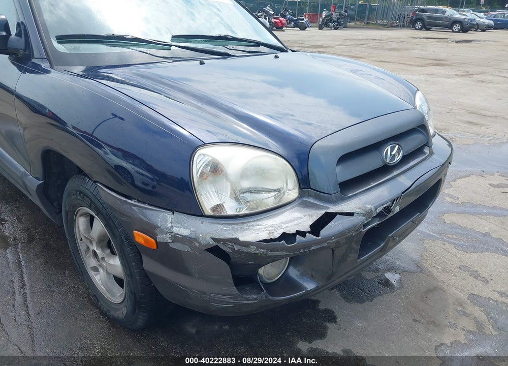 2005 HYUNDAI SANTA FE GLS/LX VIN: KM8SC13E45U904457