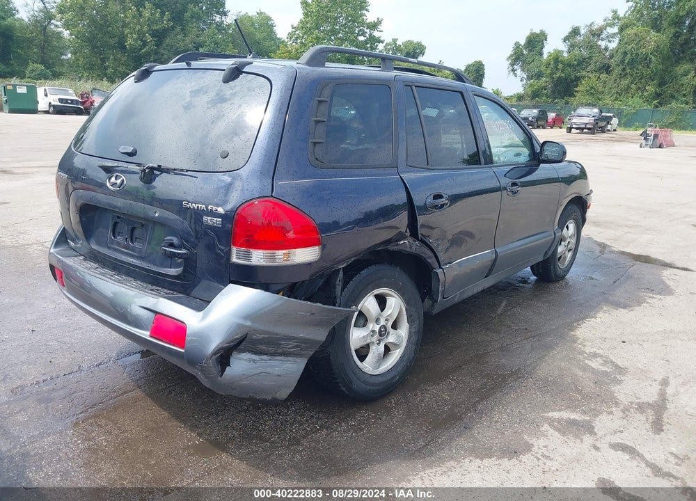 2005 HYUNDAI SANTA FE GLS/LX VIN: KM8SC13E45U904457