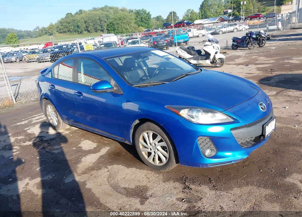 2012 MAZDA 3 I GRAND TOURING VIN: JM1BL1W80C1528655