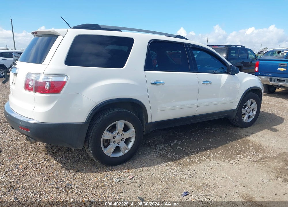 2010 GMC ACADIA SLE VIN: 1GKLRLEDXAJ226613