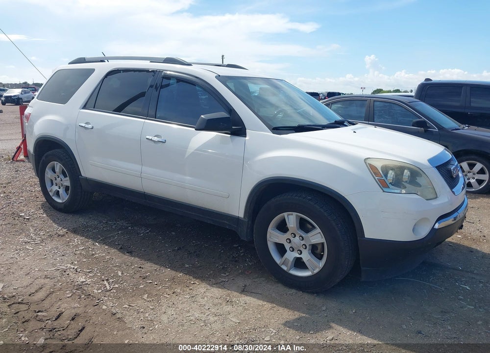 2010 GMC ACADIA SLE VIN: 1GKLRLEDXAJ226613