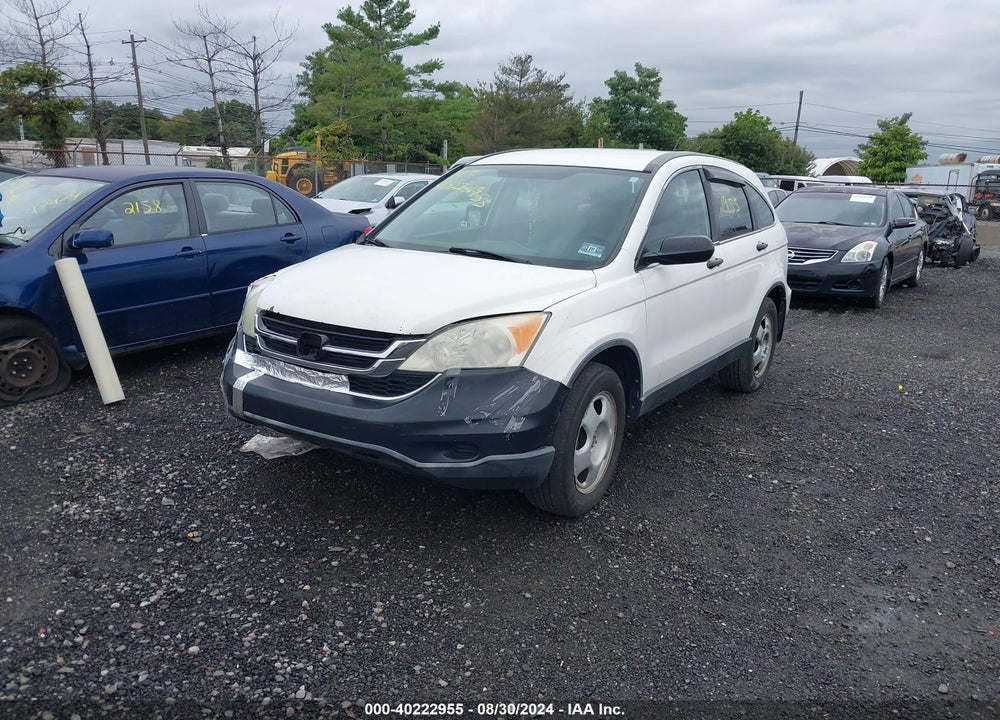 2010 HONDA CR-V LX VIN: 5J6RE4H38AL081984