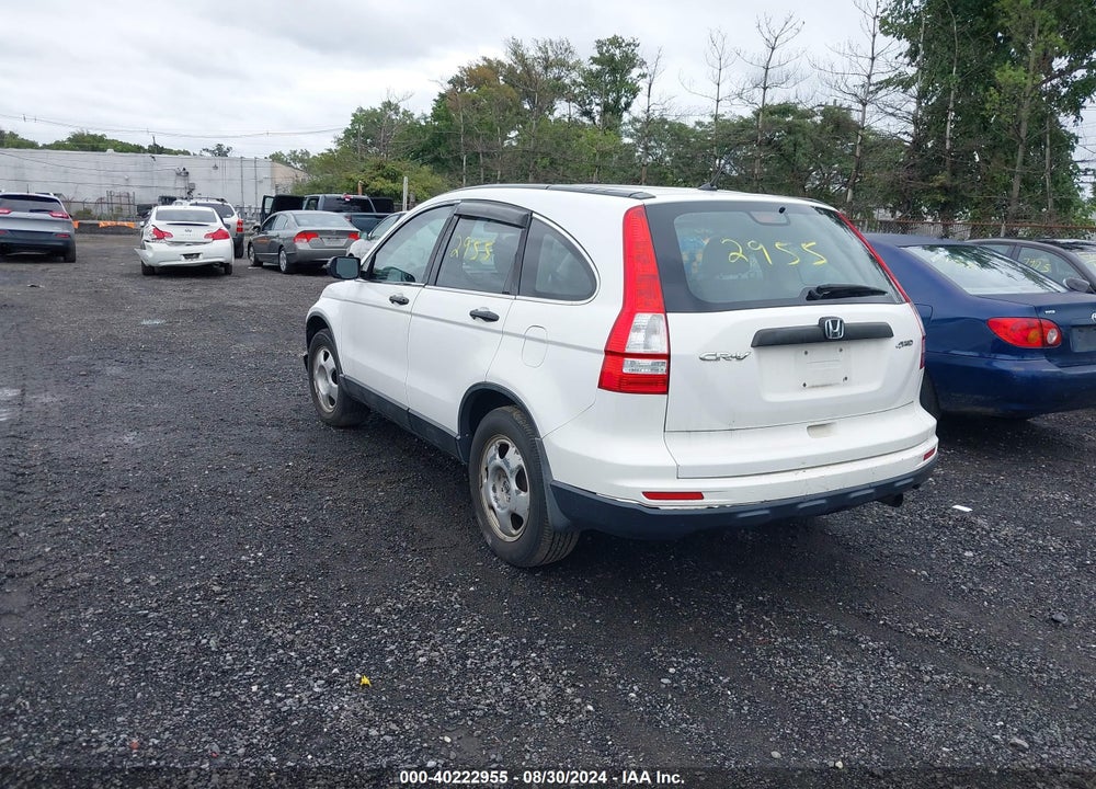 2010 HONDA CR-V LX VIN: 5J6RE4H38AL081984