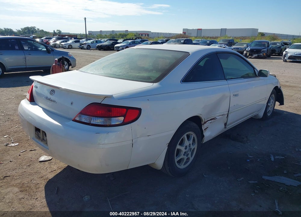 2000 TOYOTA CAMRY SOLARA SE VIN: 2T1CG22P6YC406414