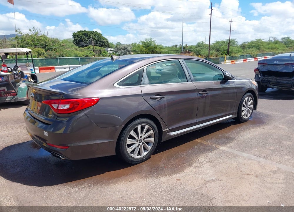 2015 HYUNDAI SONATA SPORT VIN: 5NPE34AF0FH033101