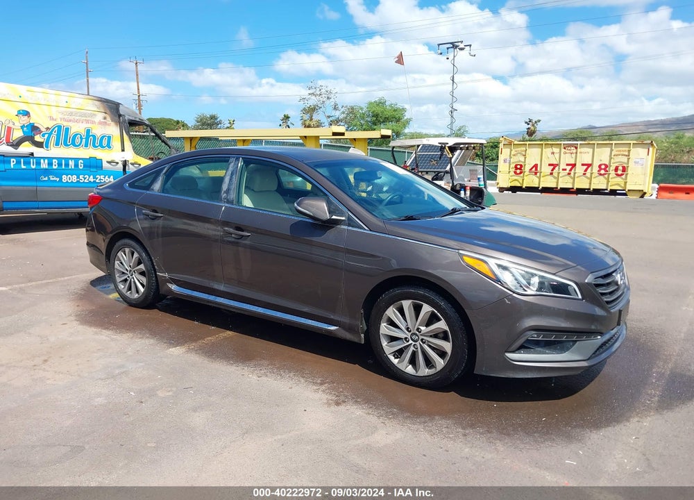 2015 HYUNDAI SONATA SPORT VIN: 5NPE34AF0FH033101