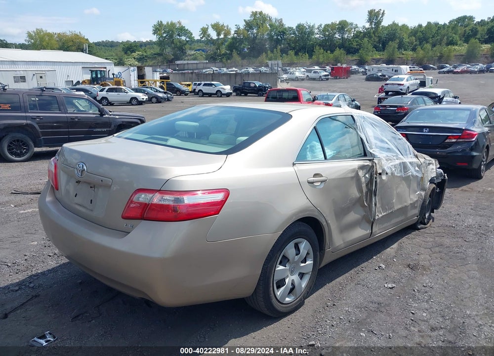 2008 TOYOTA CAMRY LE VIN: 4T1BE46K28U255131