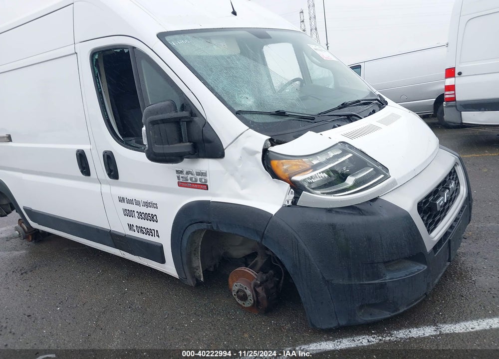 2020 RAM PROMASTER 1500 HIGH ROOF 136 WB VIN: 3C6TRVBG3LE114099