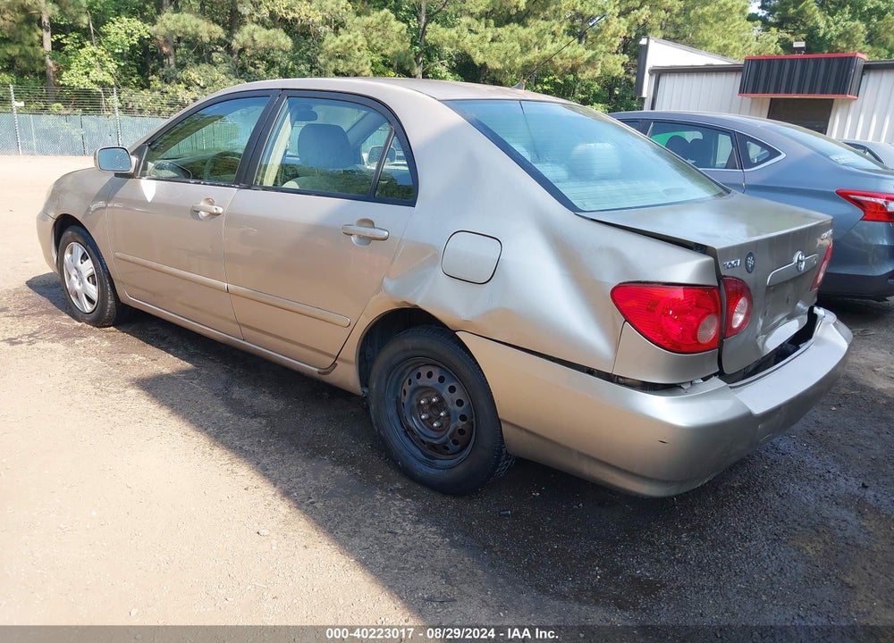 2005 TOYOTA COROLLA LE VIN: 2T1BR32E75C440738