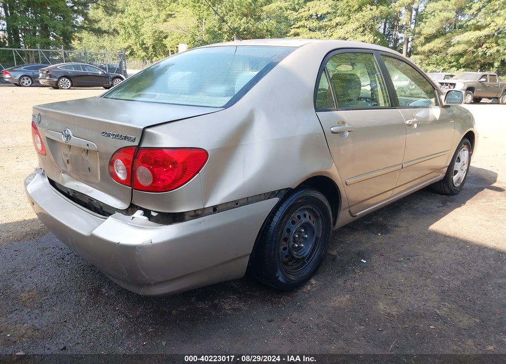 2005 TOYOTA COROLLA LE VIN: 2T1BR32E75C440738