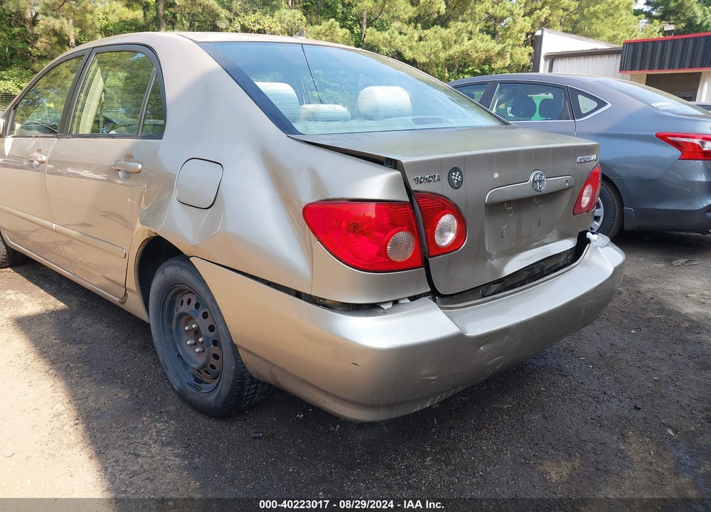 2005 TOYOTA COROLLA LE VIN: 2T1BR32E75C440738