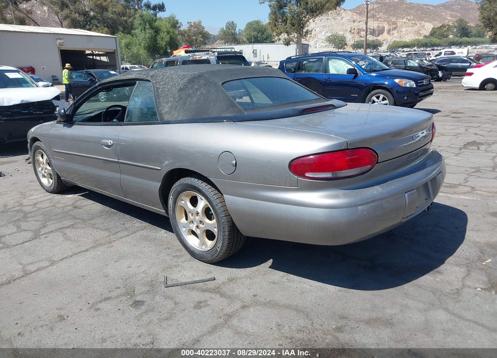 1999 CHRYSLER SEBRING JXI VIN: 3C3EL55HXXT567973