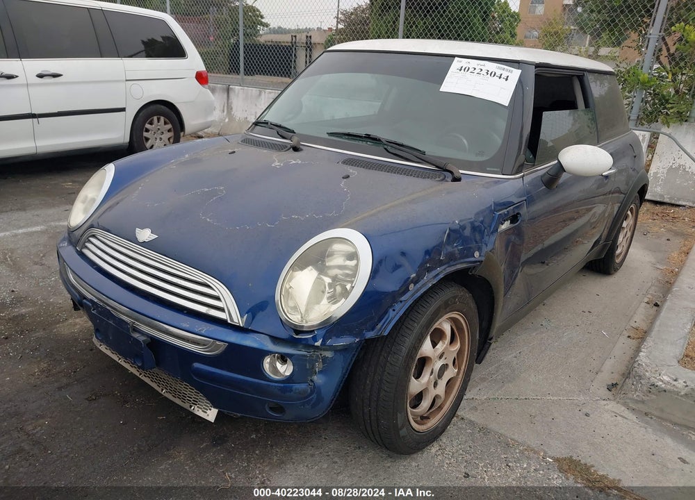2004 MINI COOPER VIN: WMWRC33444TJ54226