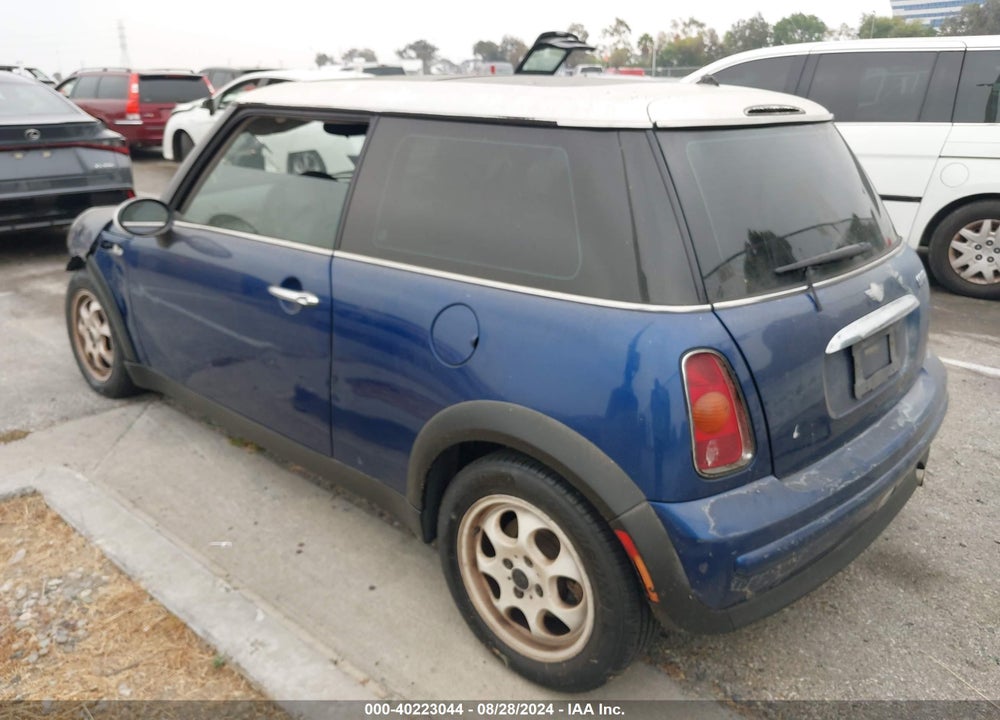 2004 MINI COOPER VIN: WMWRC33444TJ54226