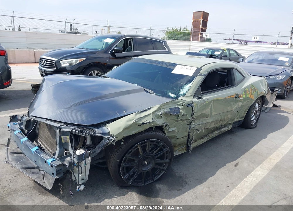 2013 CHEVROLET CAMARO 1LS VIN: 2G1FE1E39D9175761