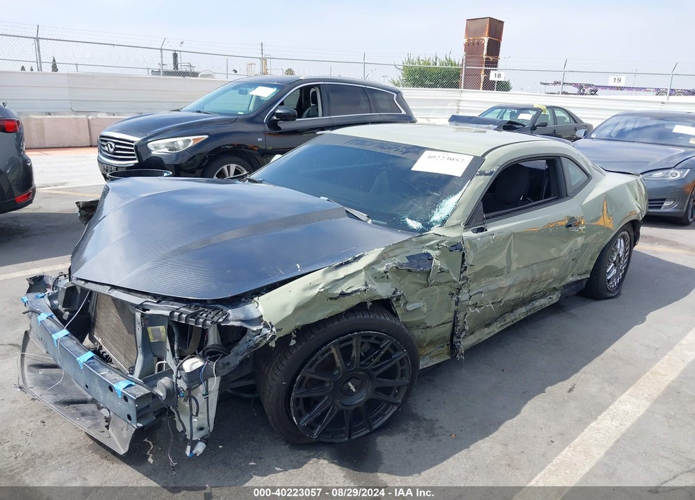 2013 CHEVROLET CAMARO 1LS VIN: 2G1FE1E39D9175761