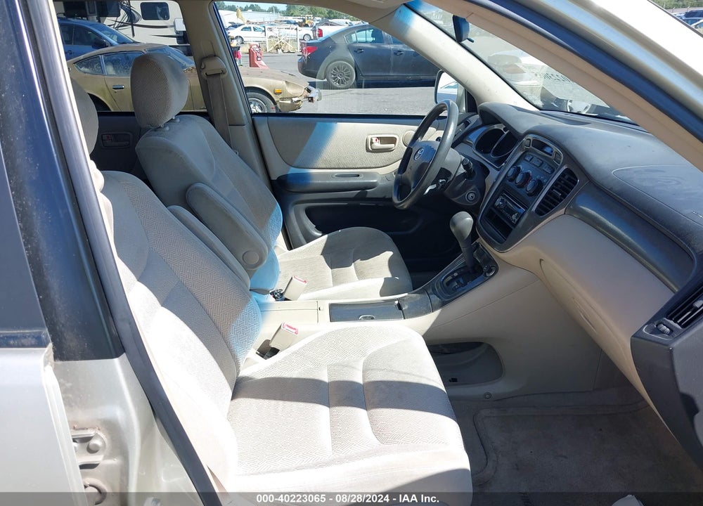 2002 TOYOTA HIGHLANDER VIN: JTEHD21A620012002