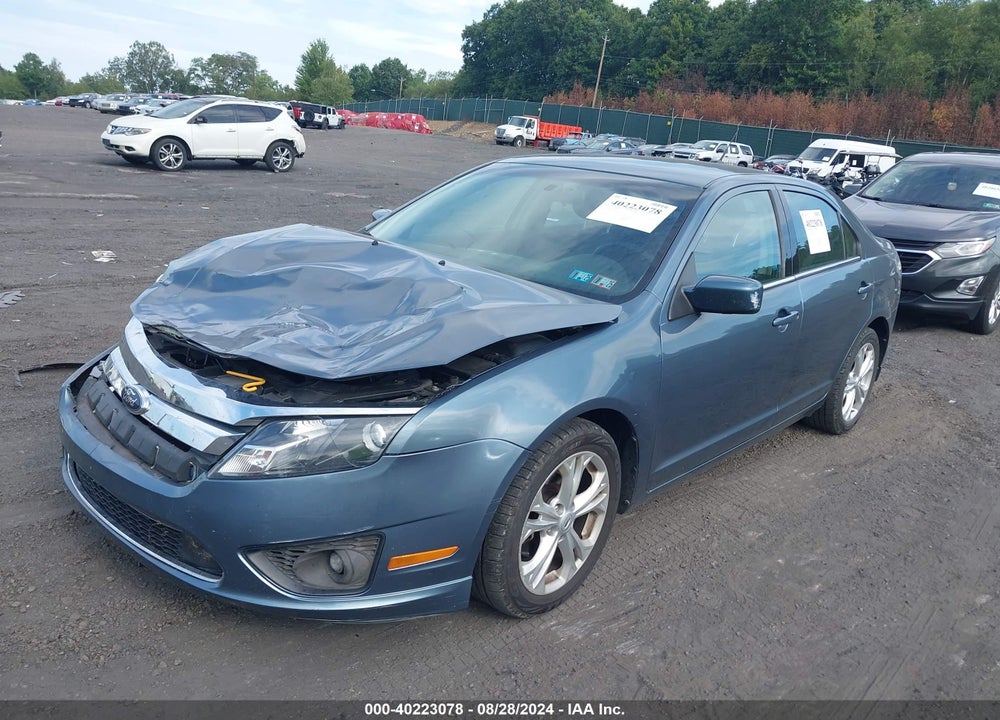 2012 FORD FUSION VIN: 3FAHP0HA0CR288222