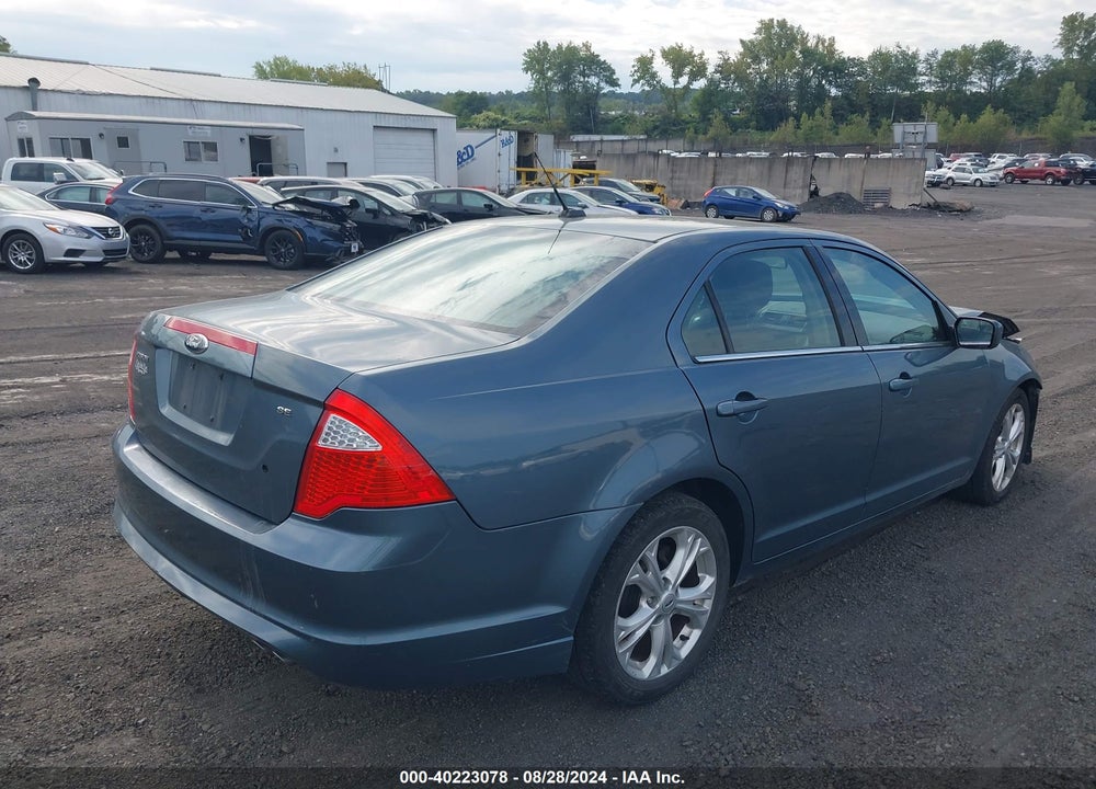2012 FORD FUSION VIN: 3FAHP0HA0CR288222
