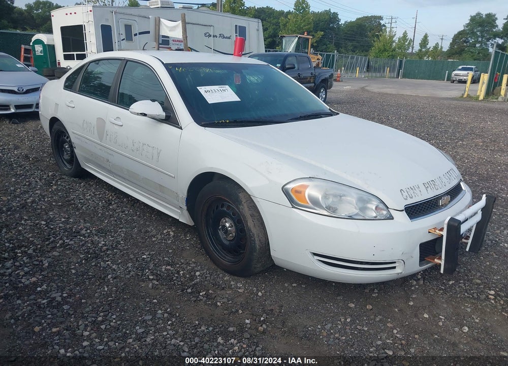 2012 CHEVROLET IMPALA POLICE VIN: 2G1WD5E3XC1298282
