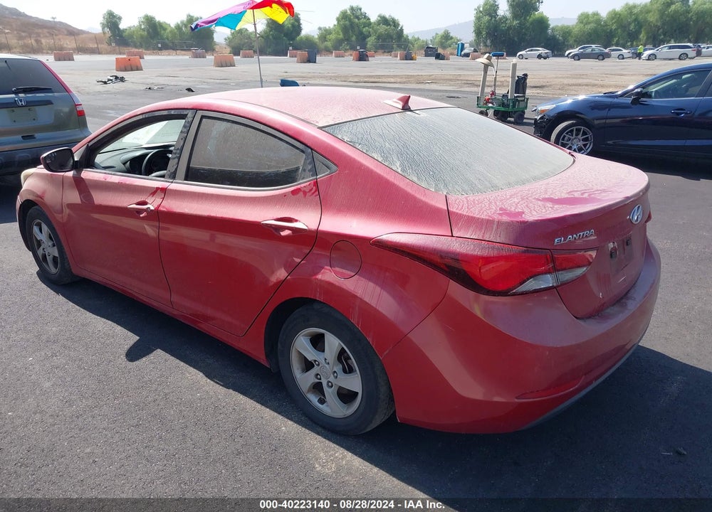 2014 HYUNDAI ELANTRA SE VIN: KMHDH4AE2EU067383
