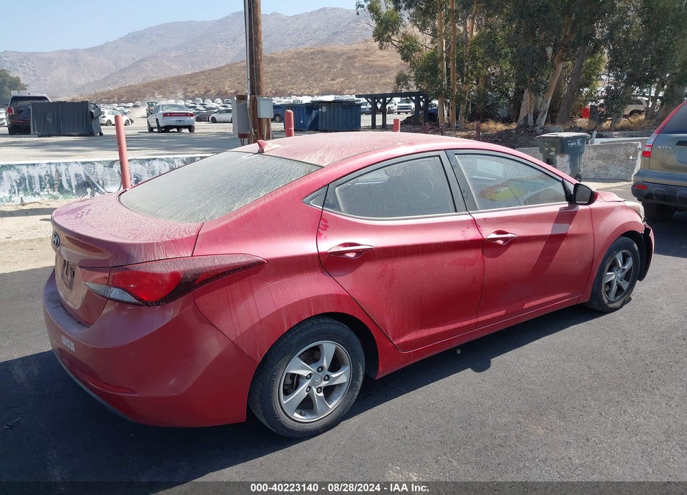 2014 HYUNDAI ELANTRA SE VIN: KMHDH4AE2EU067383