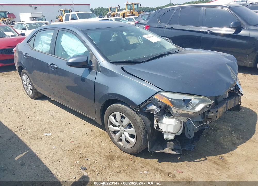 2015 TOYOTA COROLLA LE VIN: 2T1BURHEXFC255755