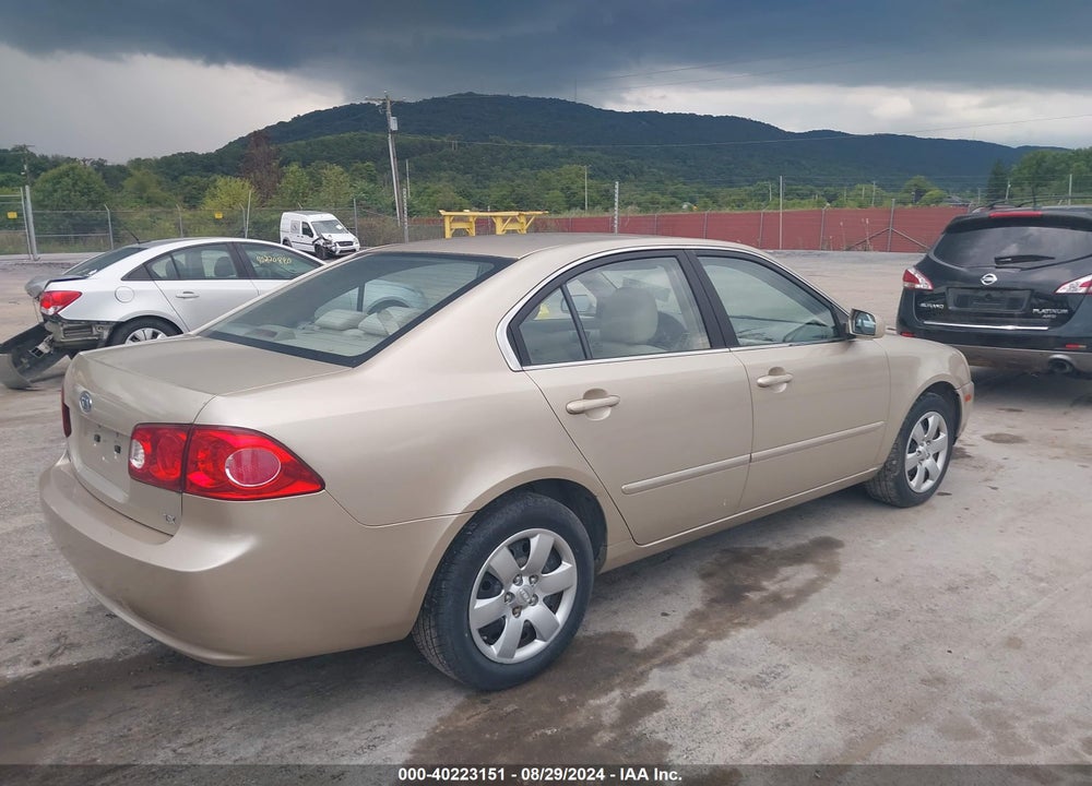 2007 KIA OPTIMA EX/LX VIN: KNAGE123375092356